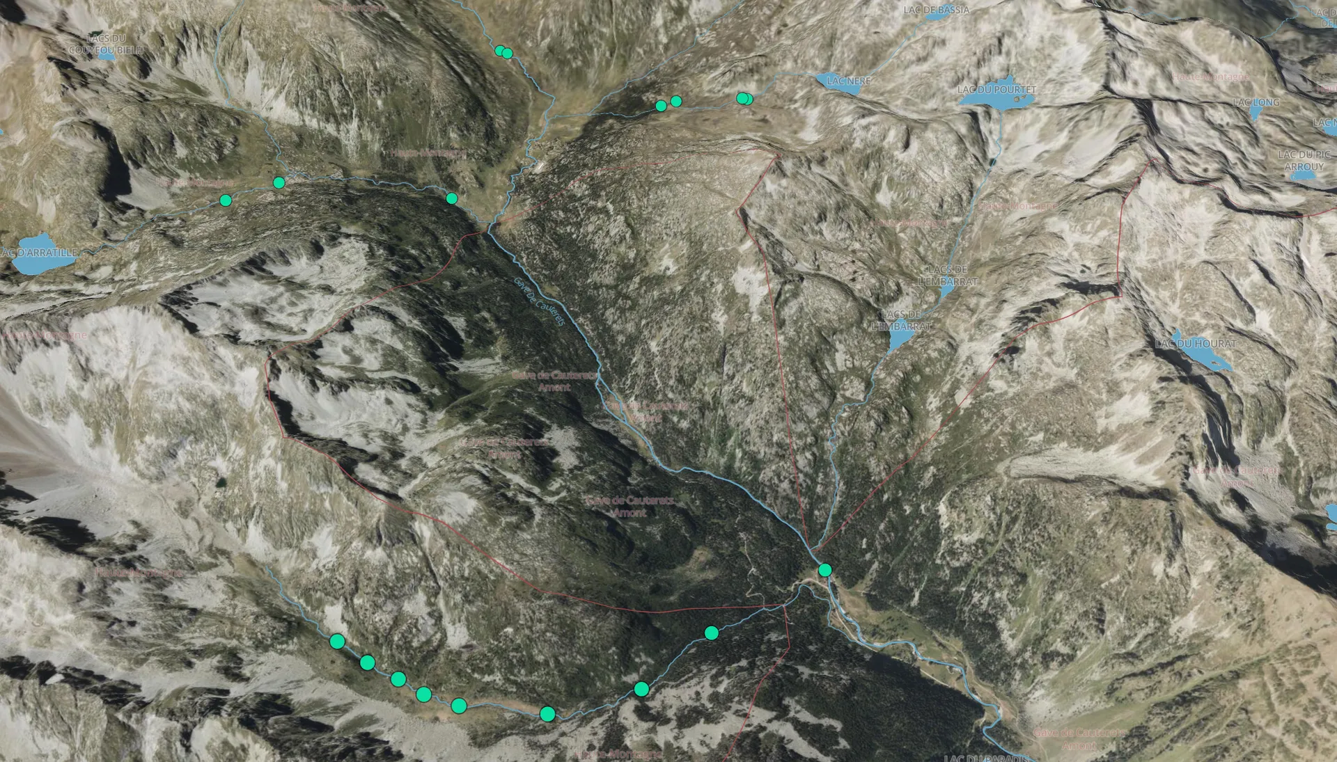 Visualisation 3D d'orthophoto